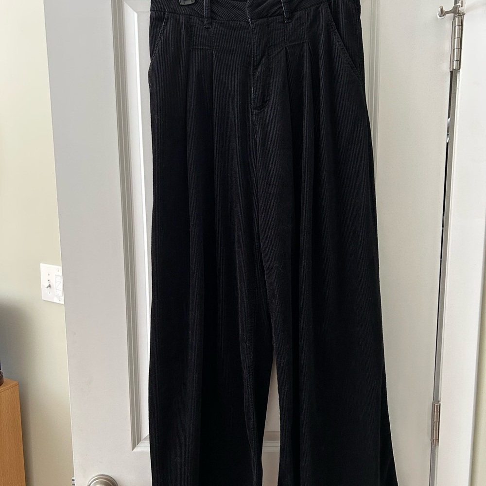 The Avery Black Corduroy Pants